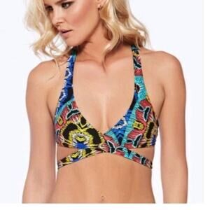 L Space Moroccan wrap bikini‎ top medium